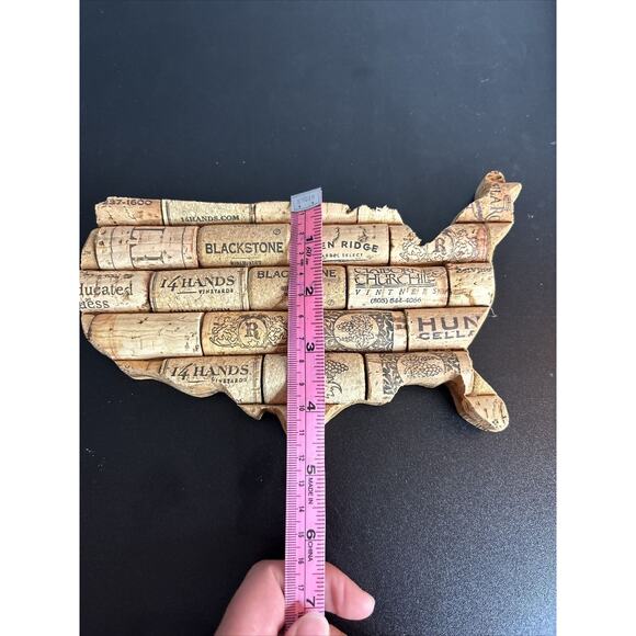 United States Cork Art Trivet Hot Plate - Picture 8 of 8